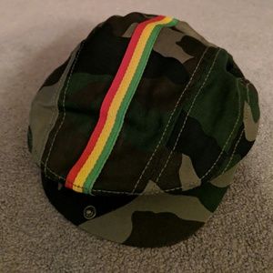 Rockers Womens Camo Rasta Hat